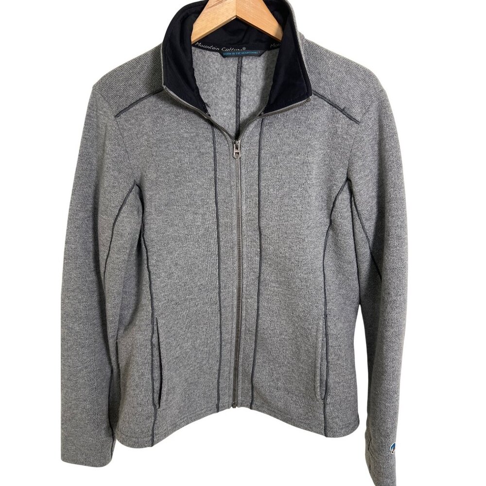 Kuhl‎ mountain culture gray full zip fleece size L large